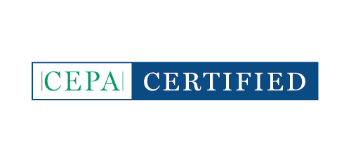 Logo officiel CEPA Certified — NF EN 16636