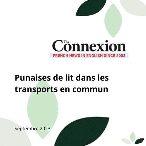 Article sur les punaises de lit par The connexion