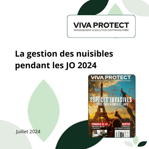 Article sur la gestion des nuisibles pendant les JO24 par Viva Protect